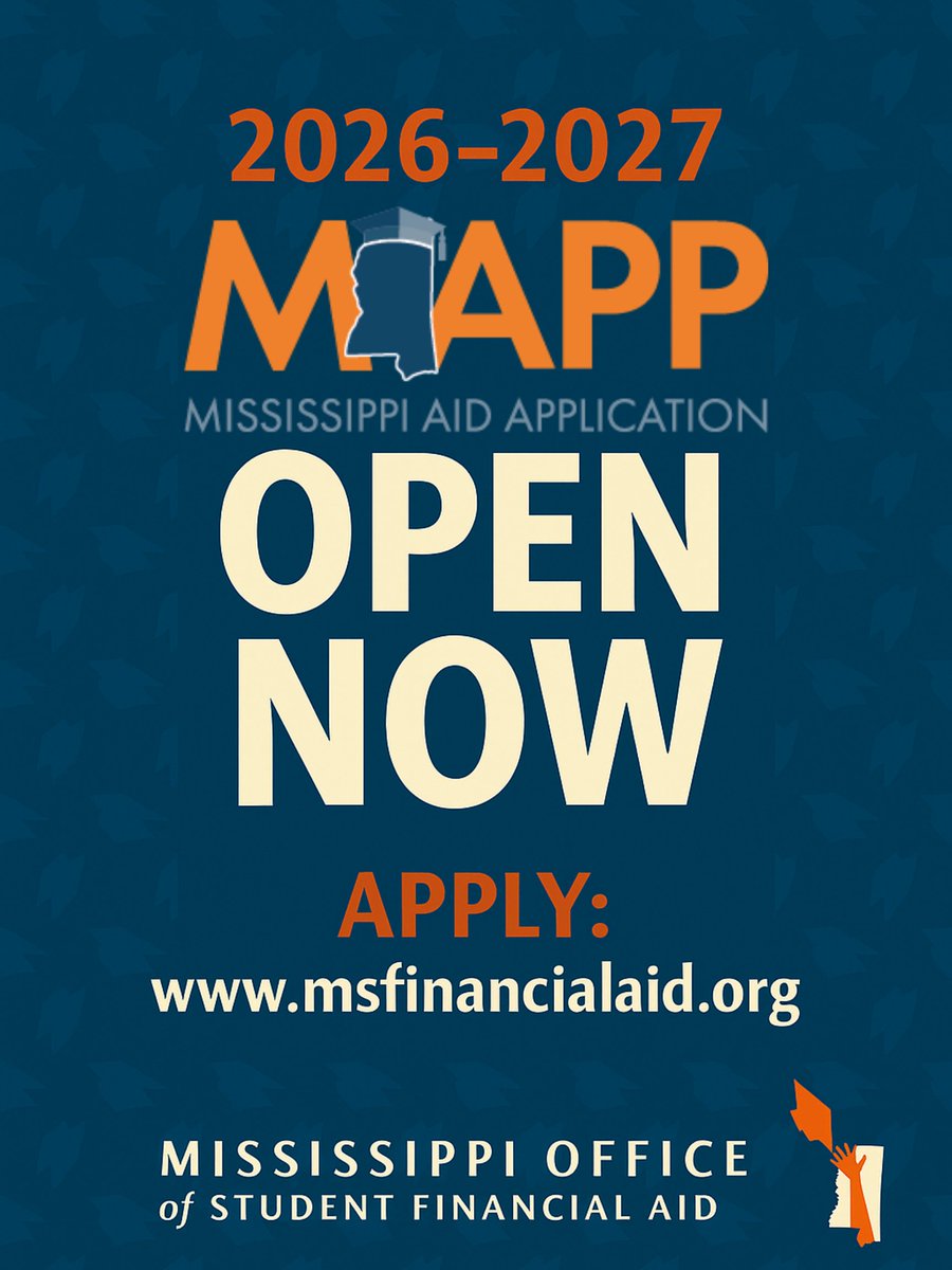 26-27 MAAPP (MS AID APPLICATION) is OPEN! Apply here: msfinancialaid.org