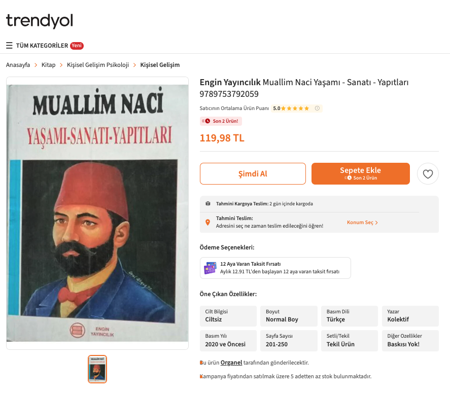 Organel_BMI_Ltd's tweet photo. Organel Kitap
@Organel_Kitap
@Trendyol 

YILDIZ VE KONUŞAN BEBEK Samed Behrengi
https://t.co/jvysV9XEZr

Kamelyalı Kadın Alexandre Dumas Fils
https://t.co/QgoYnxYo2h

Kaçak Bir Nehir
https://t.co/3DL8bwWwtB

Muallim Naci Yaşamı
https://t.co/UTVemlTGTC https://t.co/D2mkW4hlLb