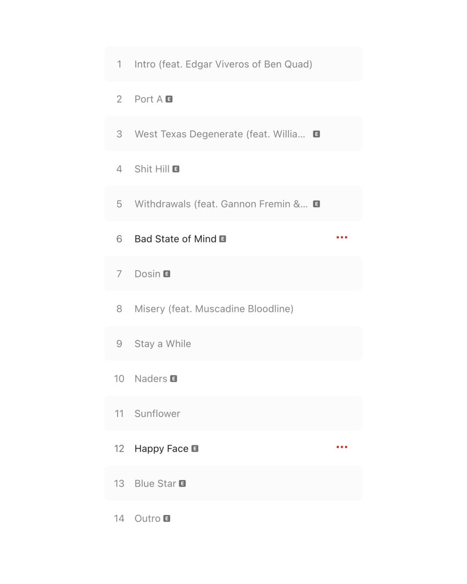 The tracklist to Treaty Oak Revival’s forthcoming album “West Texas Degenerate” is revealed on streaming services. What song are you most excited for?

“West Texas Degenerate” is out on November 28th.