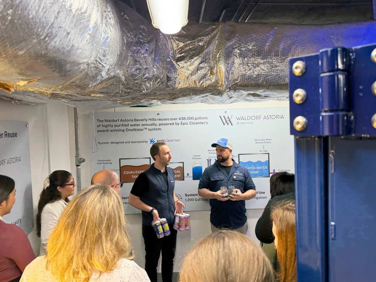 Earlier today we hosted sustainability enthusiasts for a tour highlighting iconic LEED landmarks across Beverly Hills. 🌿

This special edition Greenbuild tour began at the Hermès Maison and concluded at the <a href="/WaldorfBevHills/">Waldorf Astoria BH</a>, where guests got an inside look at our award-winning