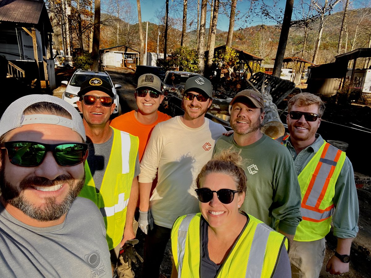 CarolinaBUILT's tweet photo. When Hurricane Helene forced us to cancel last year’s Clays Classic, our members came together to help our neighbors in need. This week, we return to the mountains inspired by how far the region has come and grateful to be part of a community that shows up when it matters most. https://t.co/mogi1BEGK9