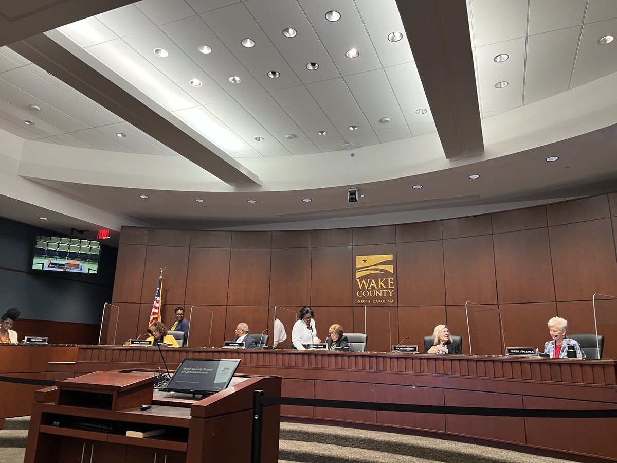 Great  to be at Wake County Commissioners Meeting! <a href="/Morrisville_NC/">Morrisville, NC</a> <a href="/WakeGOV/">Wake County Government</a>