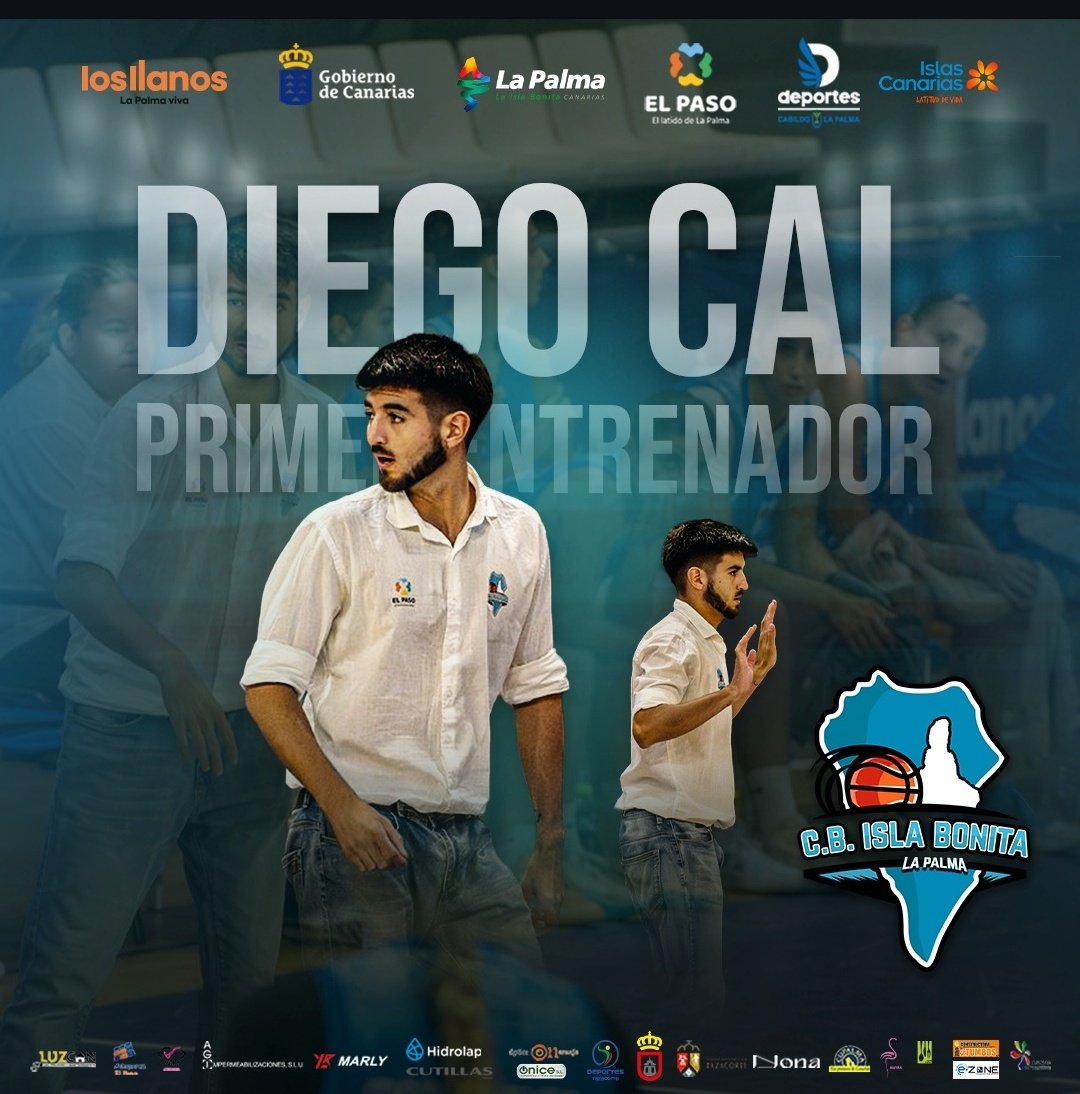 Diego Cal <a href="/Coachcal10/">Diego Cal</a> será el primer entrenador de Isla Bonita de LF2 de España , ya formaba parte del equipo siendo el asistente de Angel Fernandez que dejo el cargo , su equipo lleva 2 partidos ganados y tres perdidos.