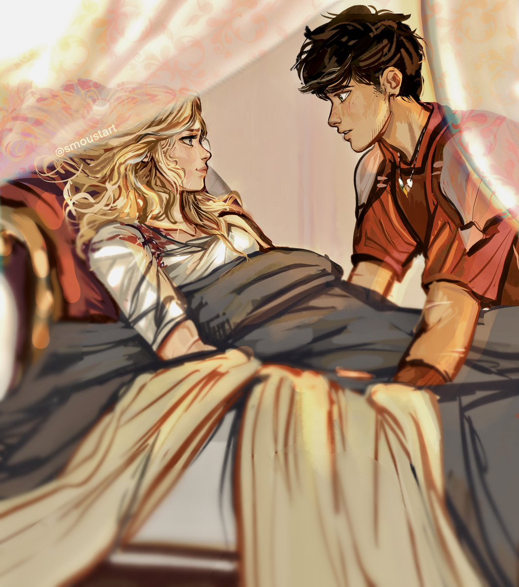 Redrawing one of my fav #pjo scenes