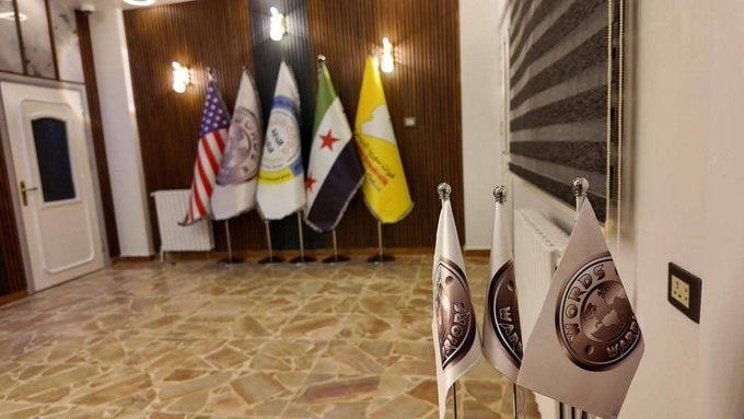 Eli_Rojava's tweet photo. WordsWarriors has completed setting up its new office in Qamishlo after two months of continuous work led by Col.Myles Caggins
The company builds partnerships between U.S. firms local governments & the energy & infrastructure sectors in #NE_Syria with support from #DAANES & #SDF https://t.co/ElfKTAqOhT
