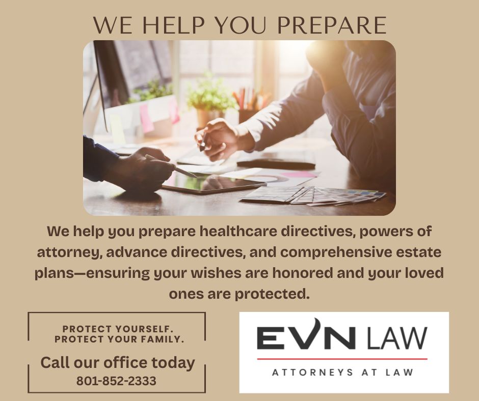 EVNLawUtah's tweet image. We help you prepare!
#willsandtrusts #advancedirective #estateplanning #medicalpowerofattorney #medicalhealthdirective #notary #notarypublic #notaryservice #elderlaw  #medicaidassetprotectiontrust #powerofattorney #UtahAttorney #daviscountyattorney #probate #evnlawutah #EVNLaw