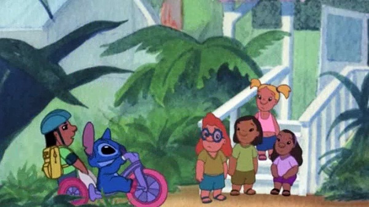 Disney_Wiki's tweet image. Today marks the 22nd anniversary of the #LiloAndStitch episode, &quot;Swirly&quot;, written by Brian Swenlin and directed by Victor Cook.
A popular television show comes to Hawaii as a hypnotizing experiment is activated.
