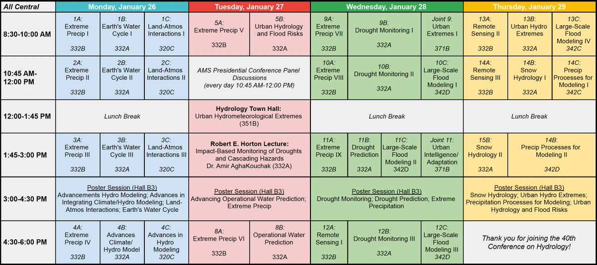 AMS Committee on Hydrology tweet media