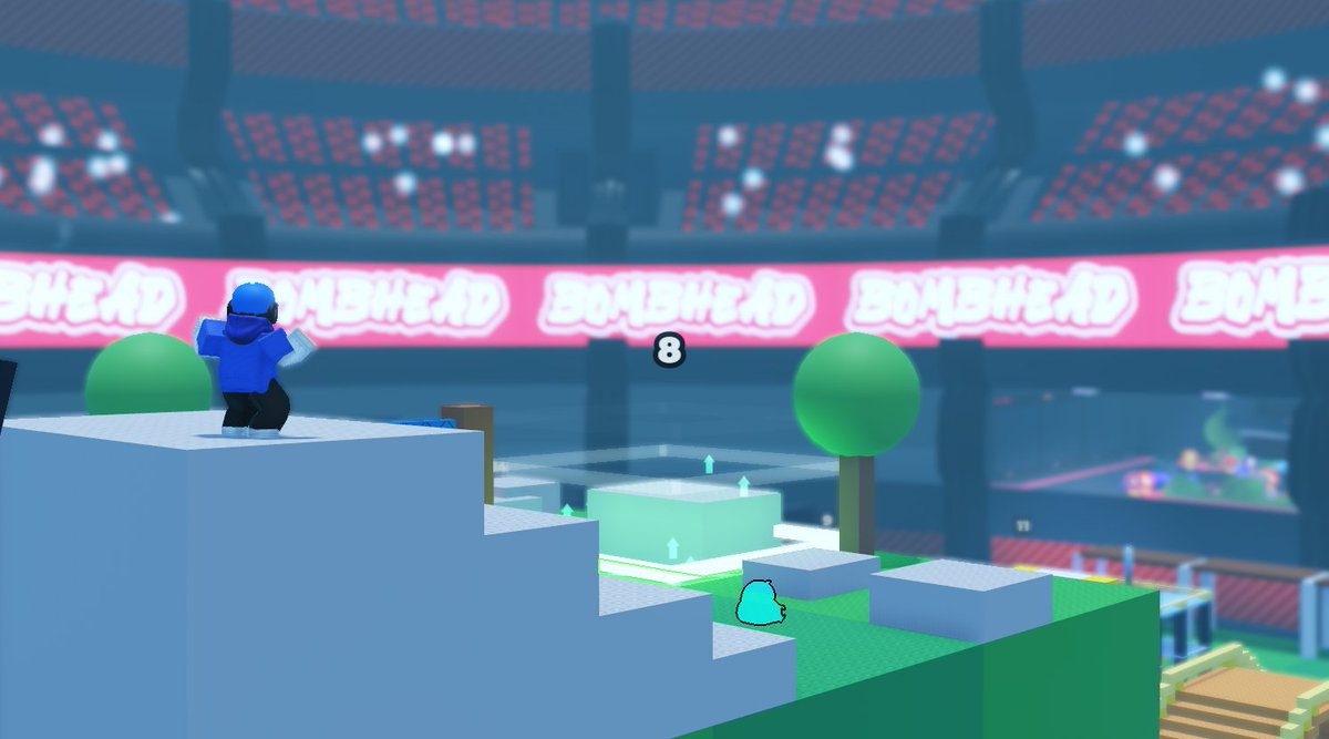 Hello! You're invited to help us test out Bombhead's current state of the game on Saturday at 9:00 PM EST / 6:00 PM PST. See you in the arena 💣

#ROBLOX #RobloxDev