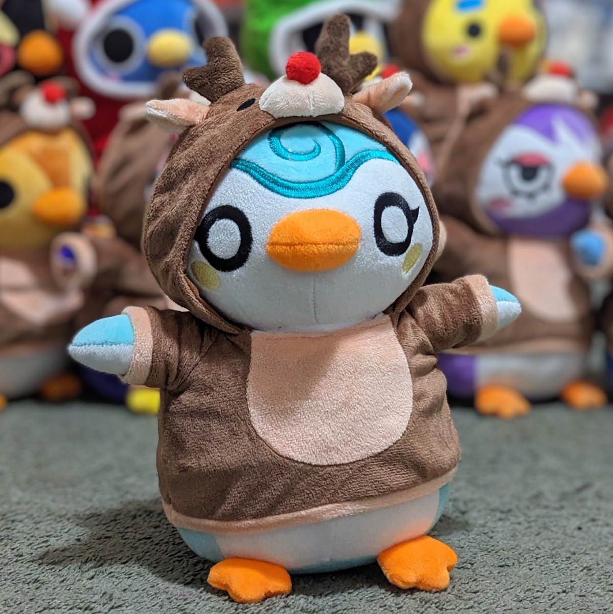 pingkipenguin's tweet photo. Its finally that time of year again! Why not dress up your Pingki plush in their own festive outfits on the run up to Christmas. All outfits are reduced to £10 now or get all 3 for £20! 
#animalcrossing #acnh https://t.co/8MrgVORw9p