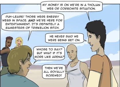 CALLING ALL GEEKS AND NERDS! If you get this panel, artist <a href="/jwillustrates/">Josh White</a> and I think you'll like our indie comic Area 51 Studios. You can get all the info and see a few preview pages at Area51comic.com/ks