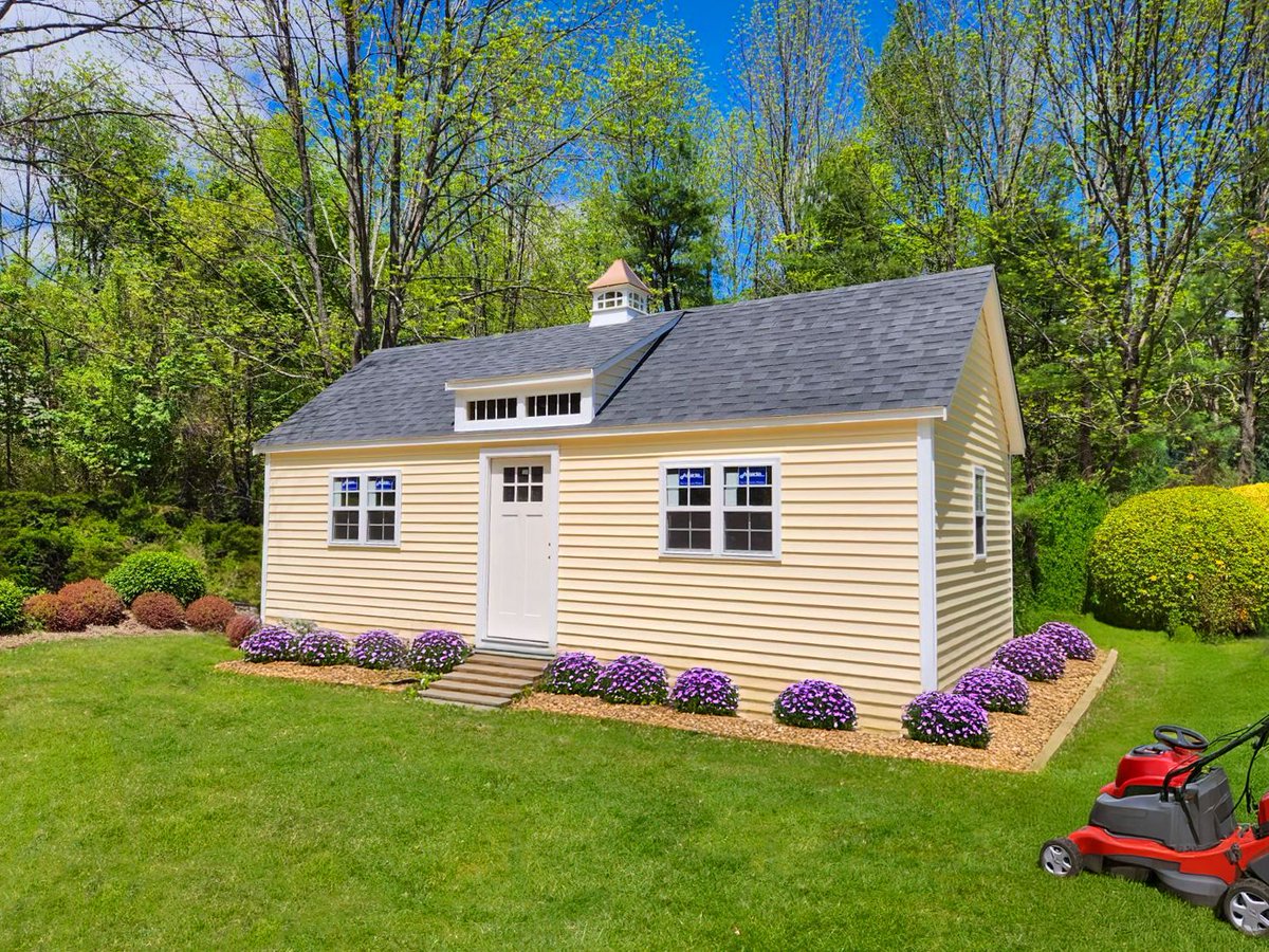 NEOutdoor's tweet image. More space = more possibilities.

A larger shed, like this 12'x24' Aspen with Shed Dormer,  gives you room to organize, store, and grow—from lawn equipment and tools to ATVs, hobbies, or even a home gym.

#ShedGoals #BackyardUpgrades #HomeOrganization #StorageSolutions