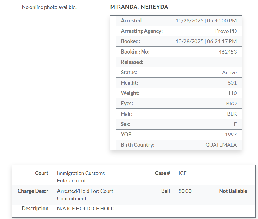 Not a Provo woman.  A Guatemalan in our country illegally.

Oh…..and this illegal alien killed a kid.

Pat Reavy and KSL are lying to you again.