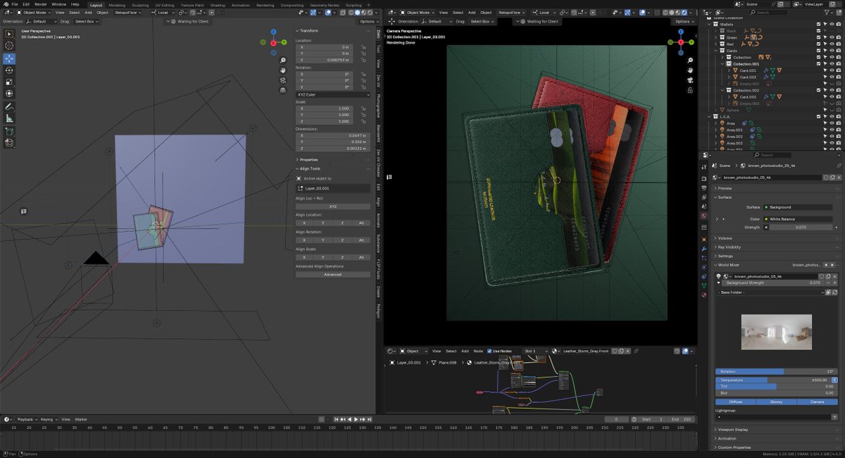 Day_03: Leather CardHolder.  

#b3d #blender #30dayschalleng