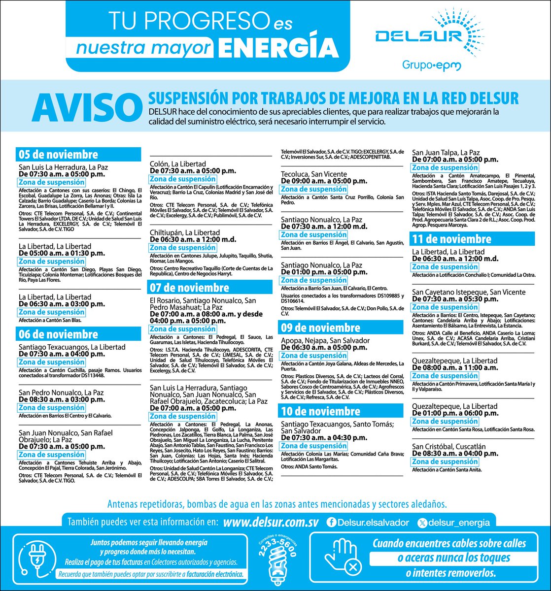 DELSUR El Salvador tweet media