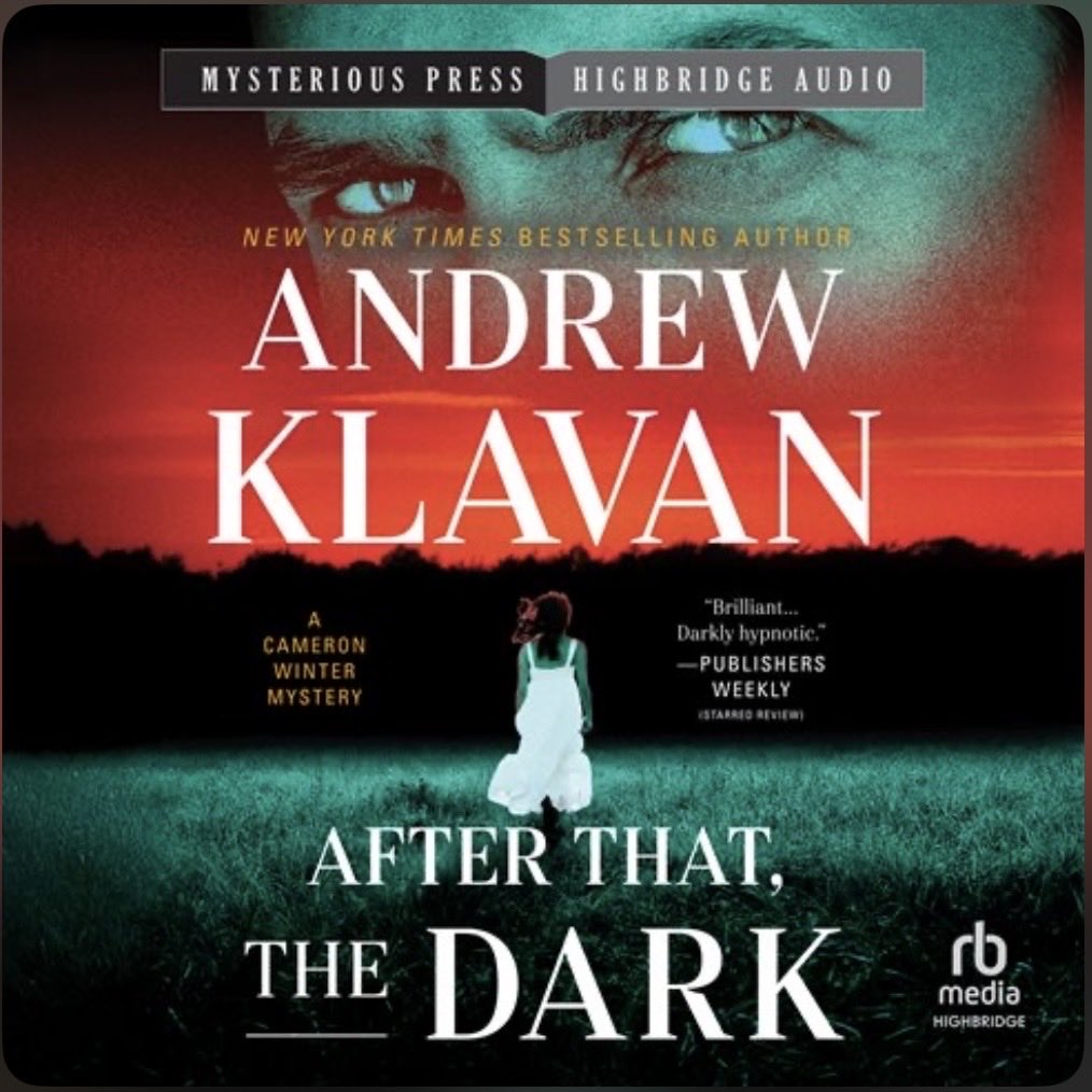 I’m about halfway through @AndrewKlavan’s latest novel in the Cameron Winter Mystery series. It’s the best one yet!