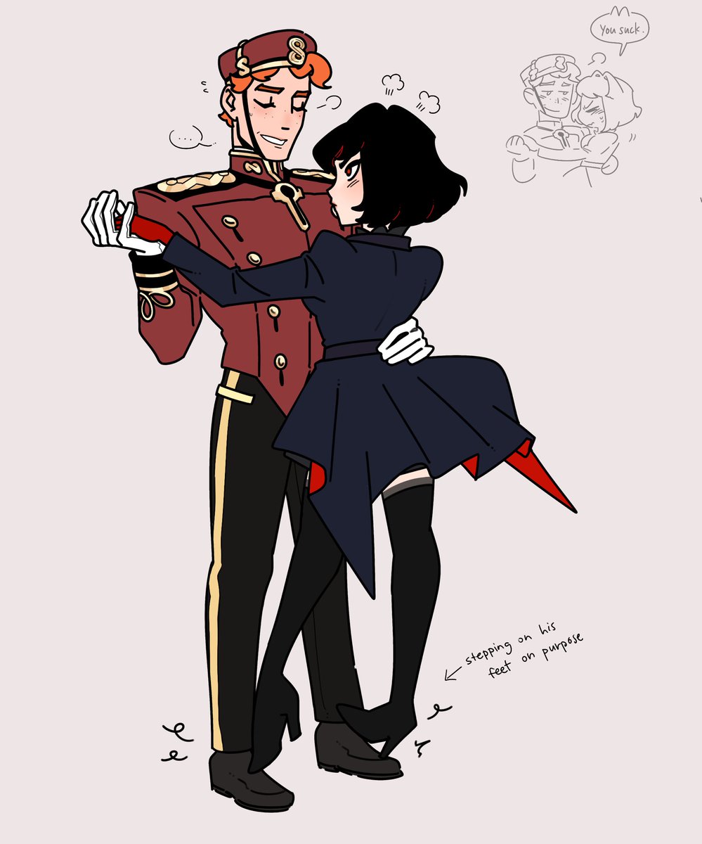 plutobody's tweet photo. A waltz with the lovely lady https://t.co/k6GYJzzfnd