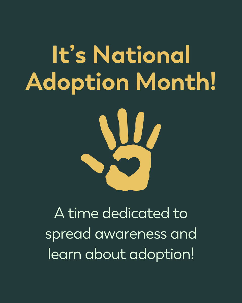 November is National Adoption Month — a time to celebrate families built through love and to honor the children still waiting for their forever homes. 💙

"Religion that God our Father accepts as pure and faultless is this: to look after orphans and widows in their distress and