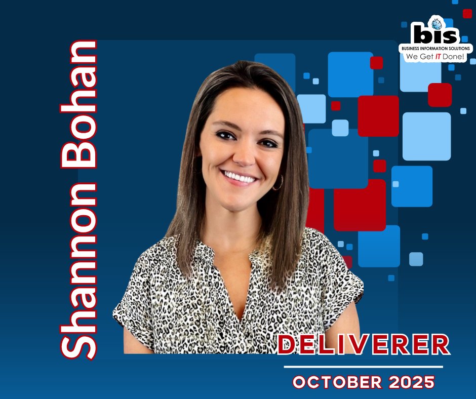 ASKBIS's tweet image. 👑 Deliverer of the Month: SHANNON! 👑
Our Service Delivery Queen crushed it this October! 💥
Her dedication, drive, and positive energy keep our team on top! 🌟💛

#AskBIS #DelivererOfTheMonth #QueenVibes #WeGetITDone ITDoneRight  #AskBISLife