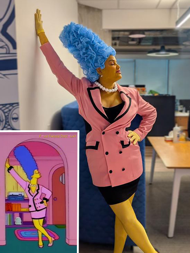 This Simpsons costume is incredible 👏👏