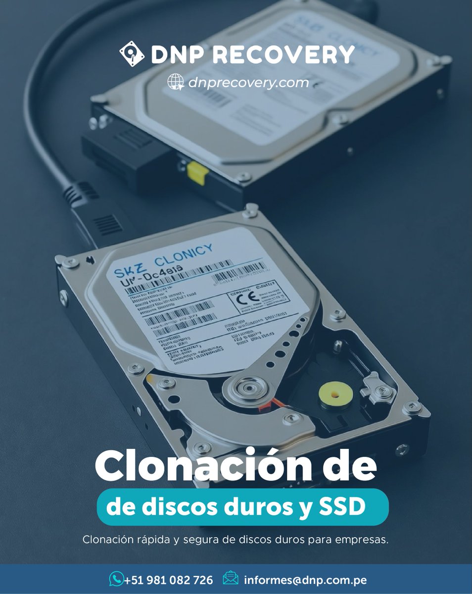 DnpRecovery's tweet photo. Servicio de clonación de discos. Deja tu información en manos de expertos. 🙌💻

🌐 https://t.co/S2OoEK2xzg
.
#datos #datarecovery #informacion #recuperaciondedatosenlima #recuperaciondedatos #discoduro #recuperaciondediscos #discossolidos #clonaciondediscos #clonacion https://t.co/3qDvyForg2