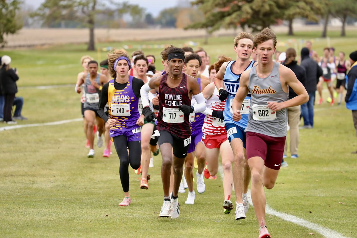 Congrats to our Boys and Girls Cross Country teams who both finished in the top 10 at the Iowa State Championships on Saturday!!

Our girls finished 10th overall led by Lizzy Tiffany’s 29th place all-state performance!

Our boys finished 9th overall led by Nicholas Paulsen’s 11th
