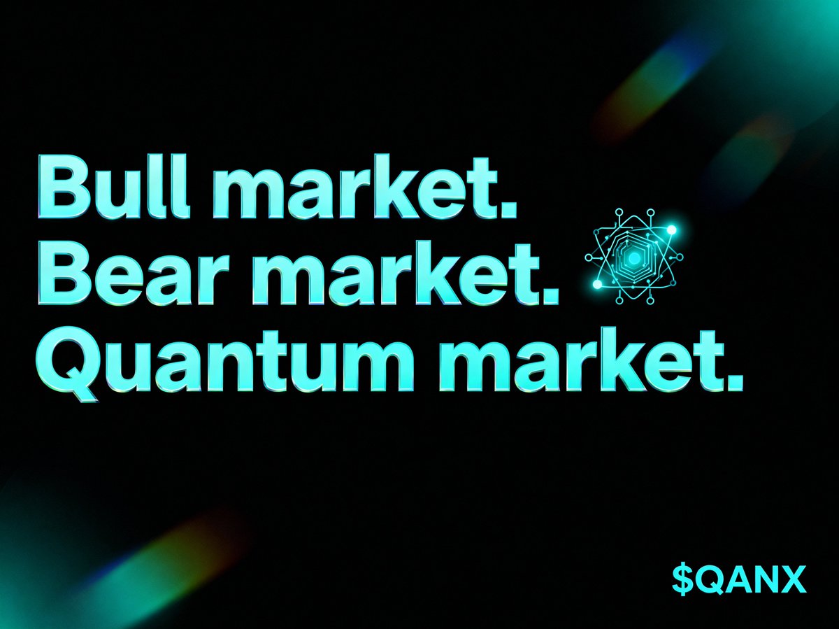 The_QuantumCat's tweet photo. bull market, bear market... I honestly believe $QANX will have its own run, a bit like $KAS did

Why ?

Because QAN is actually and already providing post quantum security to real businesses around the world

not to mention its partnership with a EU country

NFA https://t.co/qr89fFwquf