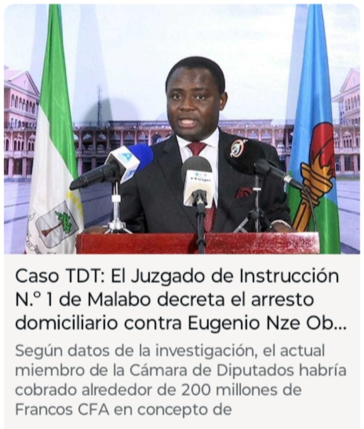 Alarmante inseguridad jurídico-institucional sobrevenida por la actuación arbitraria del vicepresidente de la República de Guinea Ecuatorial, ordenando, mediante el juez de instrucción Núm. 1 de Malabo, el arresto domiciliario del exministro y actual diputado Eugenio Nze Obiang