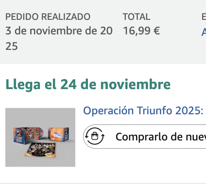 Judy__1995's tweet photo. @OT_Oficial Pero no llega hasta el 24 de noviembre... WTF? https://t.co/2Frta9LOsd