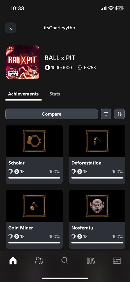 the first 100% achievement clear on my ROG Xbox Ally X 💖

I’ll love you forever, <a href="/BALLxPIT/">BALL x PIT 🏐 OUT NOW</a> ✨