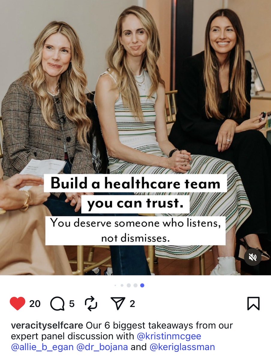 Allie Egan Founder of Veracity ( and past guest speaker) in great company. The metabolic health conversation #nyc