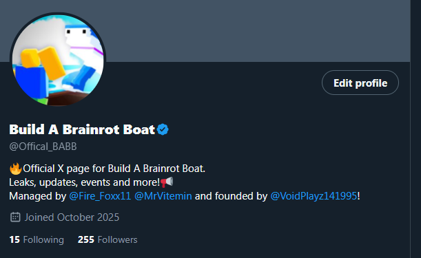 Build A Brainrot Boat tweet media