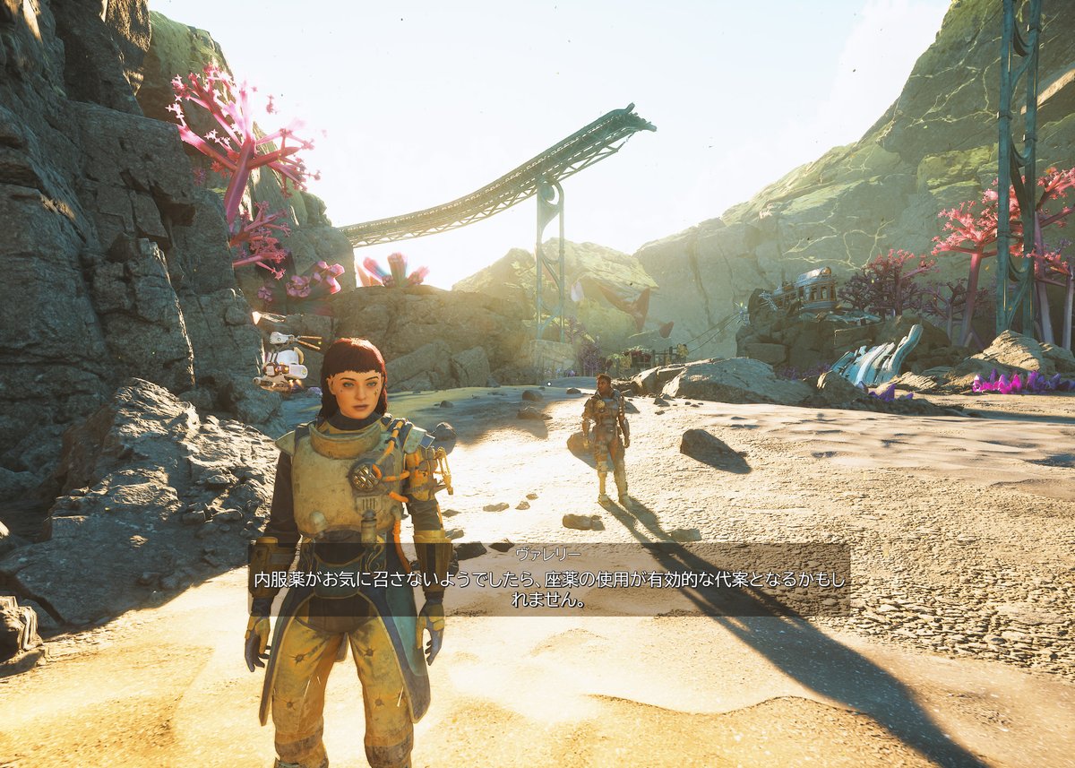 幸運持ちのギャンブラー司令官なので反則的な選択肢がたまに出てきて笑うｗ ハッキングできるけどもちろん叩きました🤣
何もしてないのに敵対されたり視点戻ったりする症状に遭遇していますが長年べせげーやってるせいか「あーハイハイ」って感じで流しています😂
#TheOuterWorlds2