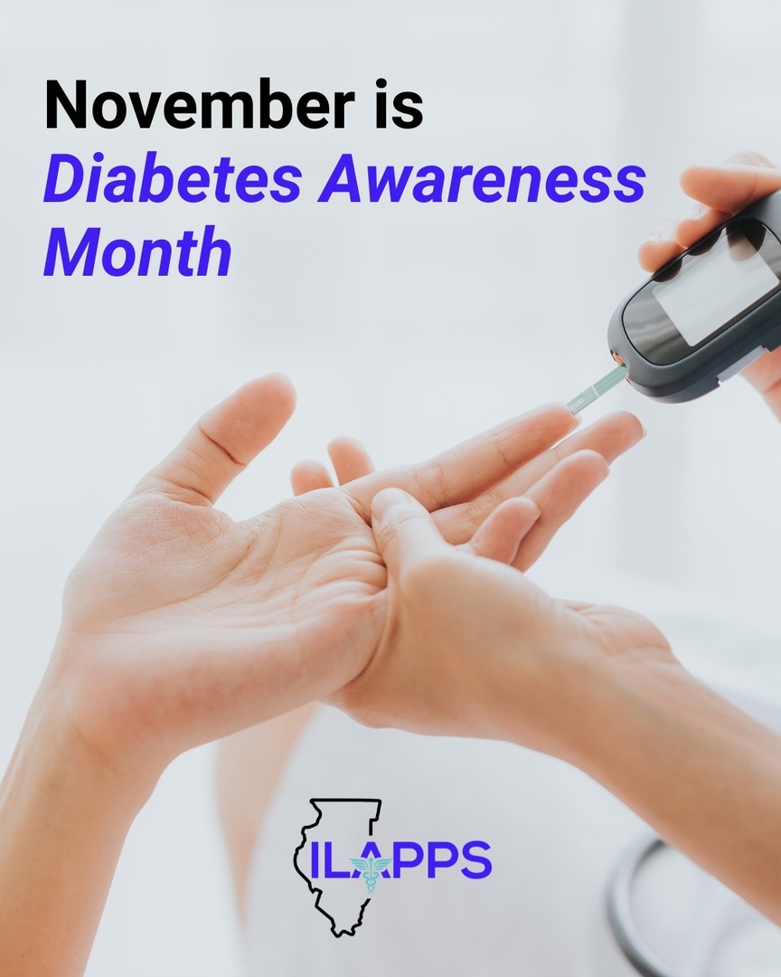 November is #DiabetesAwarenessMonth. #Diabetes can impact your feet, causing nerve damage, poor circulation, and slow-healing wounds. Early care is essential to prevent complications.

Take control and see a #podiatrist.

📞 (312) 427-5810
✉️ dominic@ilapps.org