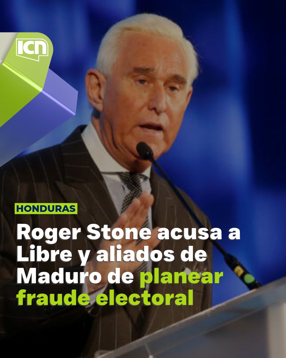 #Política 🔴| 𝐑𝐨𝐠𝐞𝐫 𝐒𝐭𝐨𝐧𝐞: 𝐚𝐥𝐢𝐚𝐝𝐨𝐬 𝐝𝐞 𝐌𝐚𝐝𝐮𝐫𝐨 𝐩𝐫𝐞𝐩𝐚𝐫𝐚𝐧 𝐟𝐫𝐚𝐮𝐝𝐞 𝐞𝐧 𝐇𝐨𝐧𝐝𝐮𝐫𝐚𝐬

El estratega político estadounidense Roger Stone (<a href="/RogerJStoneJr/">Roger Stone</a>) publicó este lunes 3 de noviembre de 2025 un artículo de opinión en el que acusa al partido