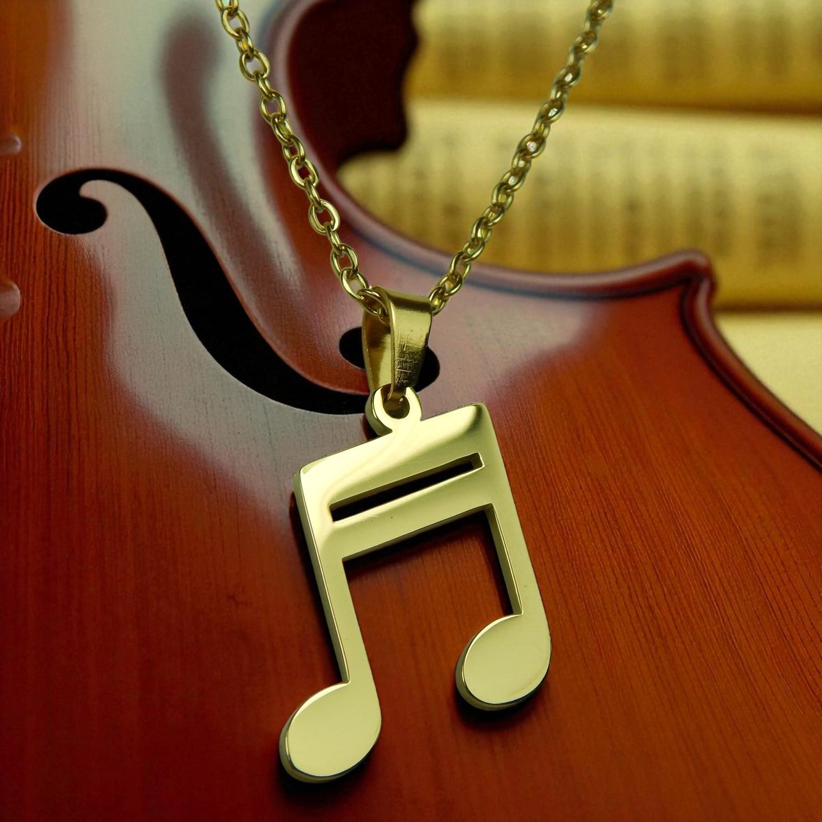 fantasyfjewelry's tweet image. Check out this new Music Note Necklace Gold PVD Stainless Steel Musician Pendant. Order this necklace on our website: fantasyforgejewelry.com/collections/ne…

#musicnote #musician #music #MusicianLife #womensjewelry #mensjewelry #womensfashion #MensFashion #FantasyForgeJewelry