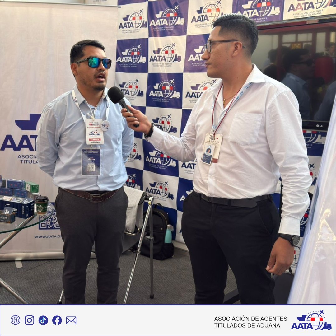 aataperu's tweet photo. 🚀 ¡AATA vivió con fuerza su segundo día en el Perú Cargo Week 2025! 🌍✈️

📍AATA estuvo presente compartiendo con aliados y visitantes dentro del marco de la ExpoChina 2025.💙🏗️

#perúcargoweek2025 #expochina #aata #comercioexterior https://t.co/zMv9shsDJ3
