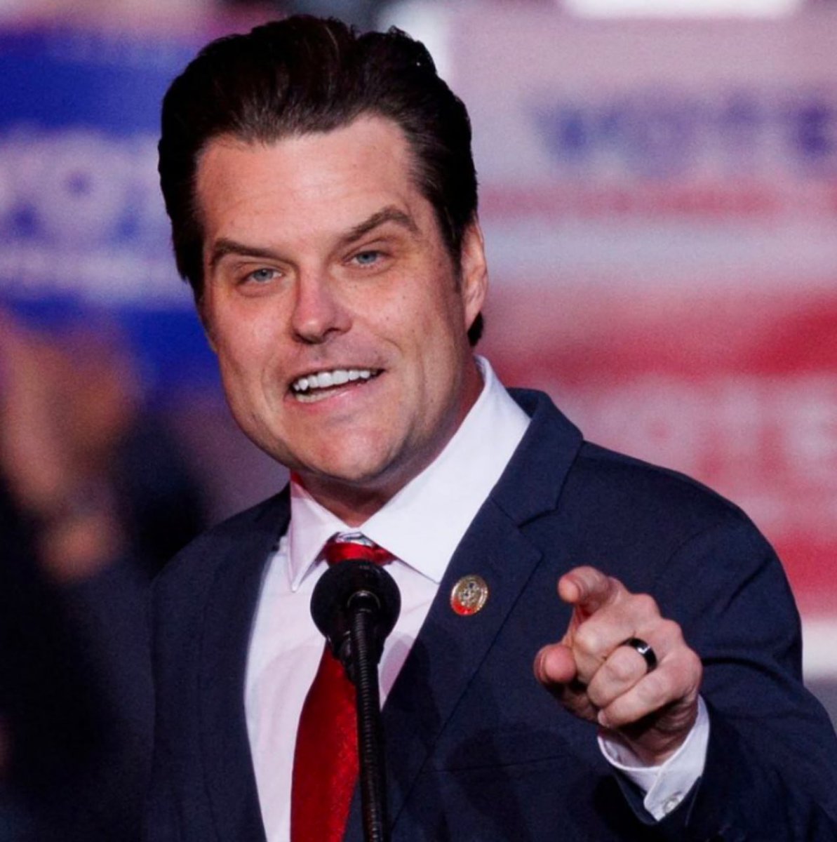 SaveAmericaNew's tweet photo. Would you support Matt Gaetz working in Trumps administration to take on the corrupt Deep State?

YES or NO ? https://t.co/ergBbykfaX