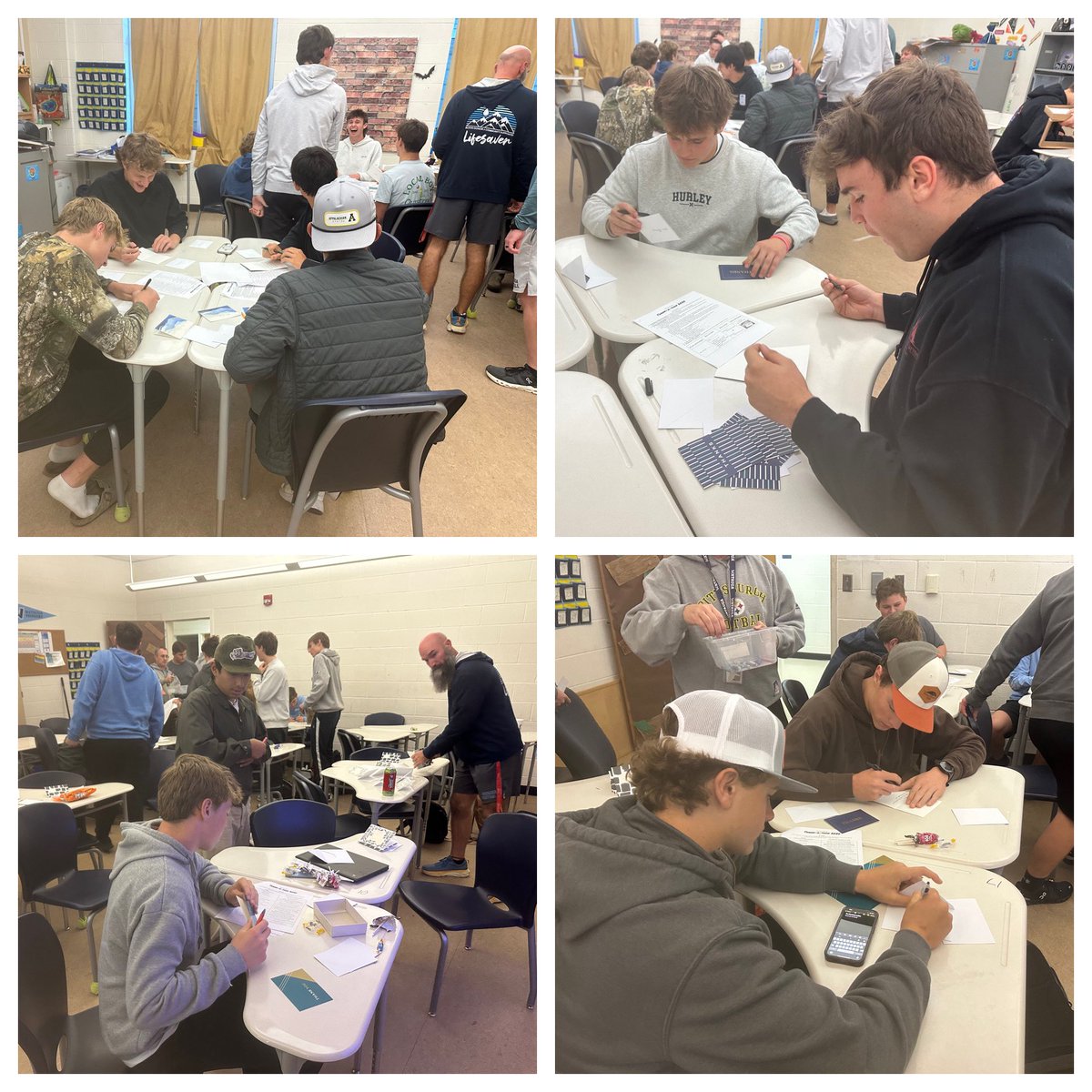 PerfectEffort14's tweet photo. Kicked off Part 4 of the Process, โPlayoffs,โ with our post-game Team Growth Meeting and wrapped up the day with our annual Thank-A-Thon. Excited to hit the field for practice Tues-Thurs! ๐ช๐ #TeamAttack #Playoffs https://t.co/pe884glvyX