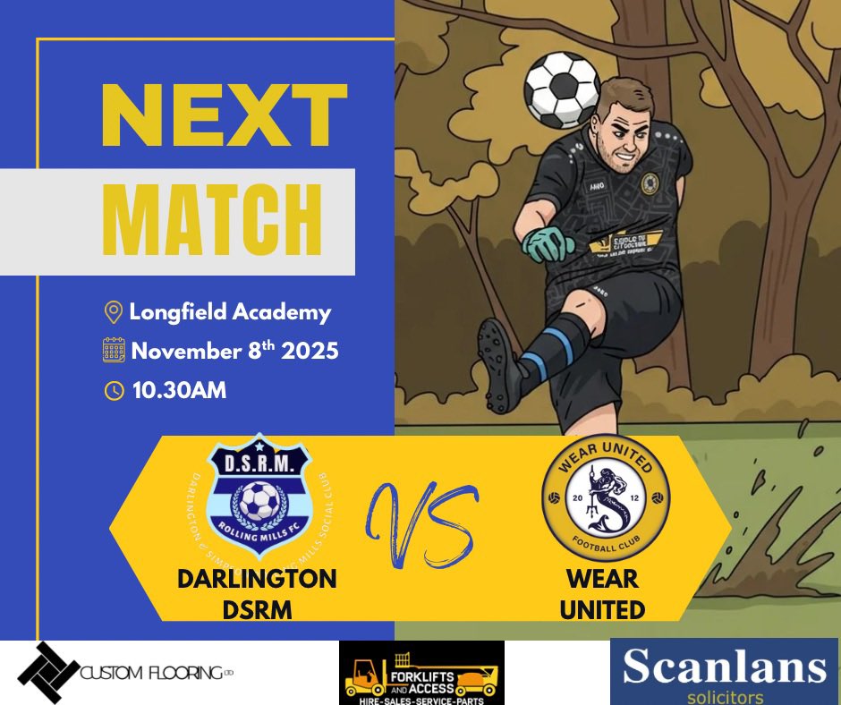 Next up we travel south down to Darlo 🔵🟡🔵🟡