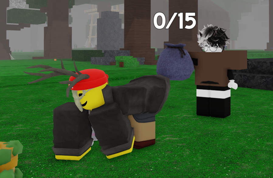 bibizebubi's tweet photo. Acho que baixei o jogo errado... 99 noites na floresta está diferente... #roblox #meme #vtuber https://t.co/fD3KFOL14f