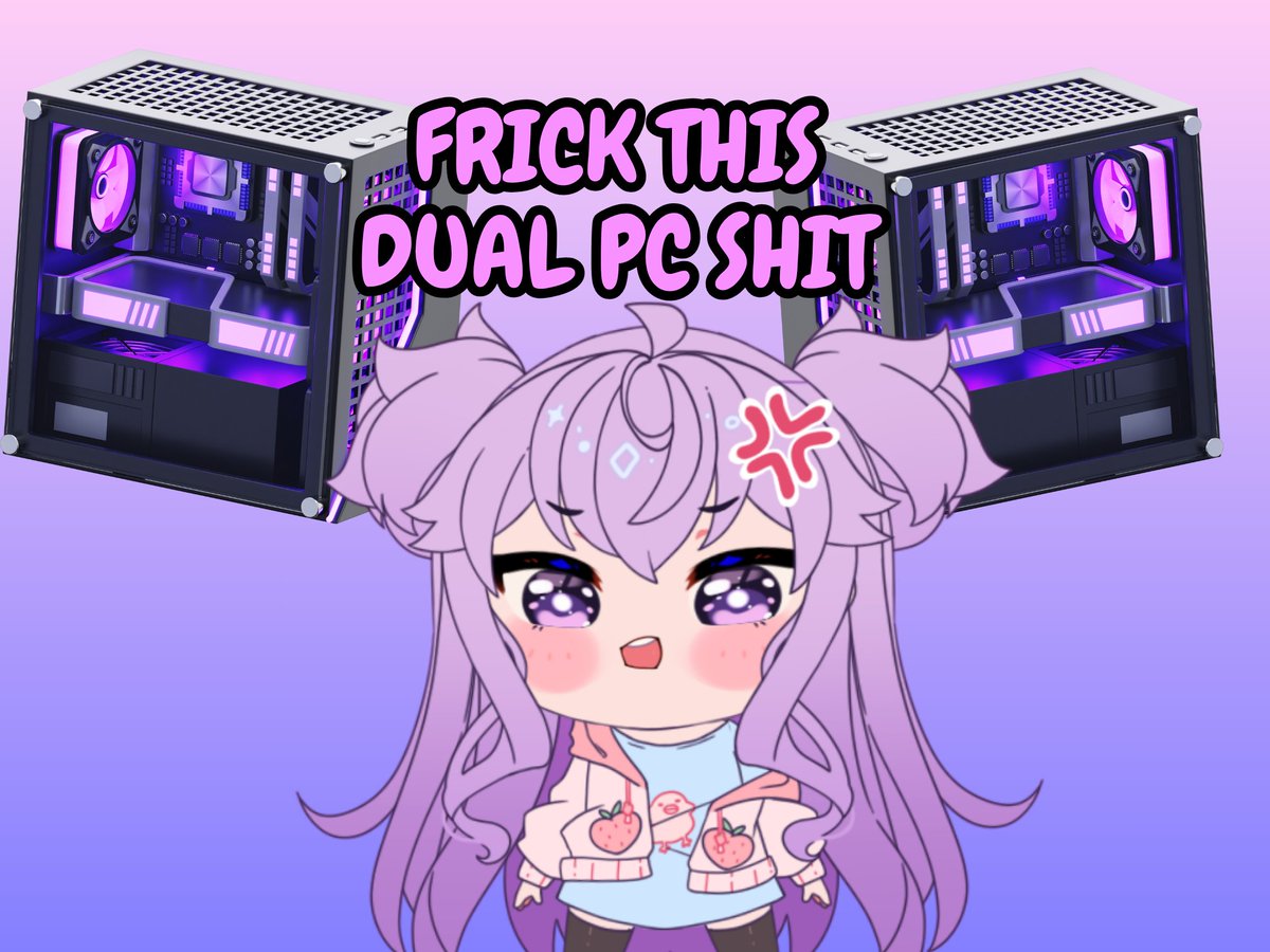 okay seriously whoever said to do dual pc for better strims

THEY LIED AISDHFA;OISDH;FS THIS IS SO DIFFICULT UGH
scuff strim potentially but if it works!!! we shall play some: HITMAN ASSASSINATION HEHEHE
🔗 in bio!!!