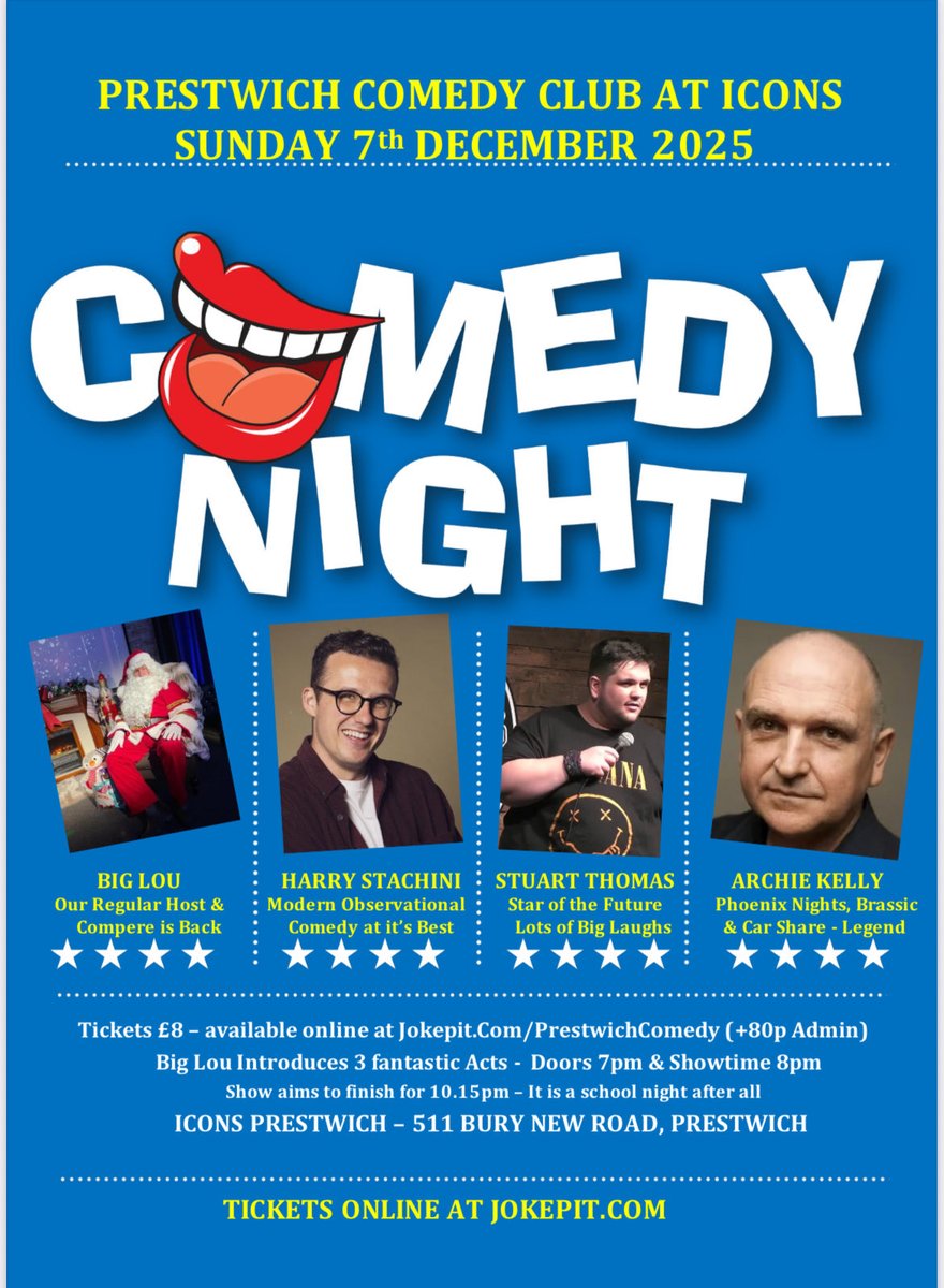 Big Lou / Prestwich Comedy tweet media