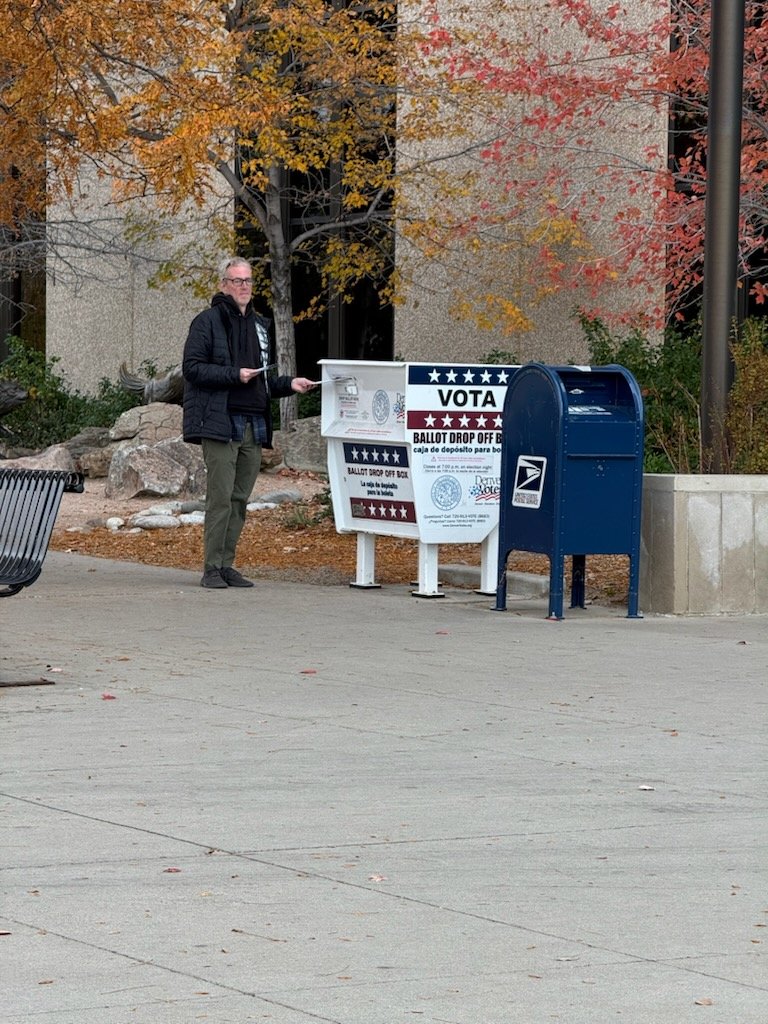 Dropping off my first Colorado ballot...