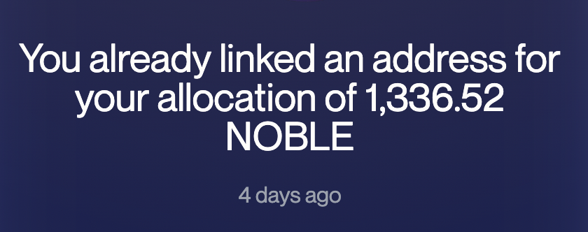 tomcrypt0's tweet image. Et d´ailleurs sur $NOBLE votre allocation continue d´augmenter lorsque vous déposez dans le Noble Points

Donc tous qui veulent exit des stablecoins n´hésitez pas