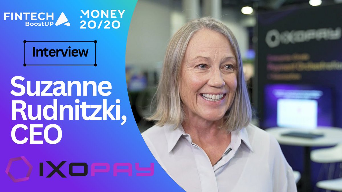 FinTechBoostUP's tweet image. 🎥 We spoke with Suzanne Rudnitzki, CEO of @ixopay  at @money2020 US about tokenization, AI, and scaling payments in the U.S. market. 

youtu.be/sKj0Jt0a0yg?si…

#IXOPAY #Fintech #Money2020USA #Tokenization #AIinPayments #SmartPayments #USGrowth
