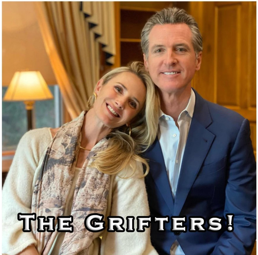 <a href="/CalltoActivism/">CALL TO ACTIVISM</a> Wow, she is really talking about Gavin! Let's look at her:
An NGO run by Gavin Newoms' wife gets millions in taxpayer dollars which is then sent to her 'for profit' organization - giving the Newsom family a benefit of ~$1.5 million from nonprofit salary + ~$1.7 million from film