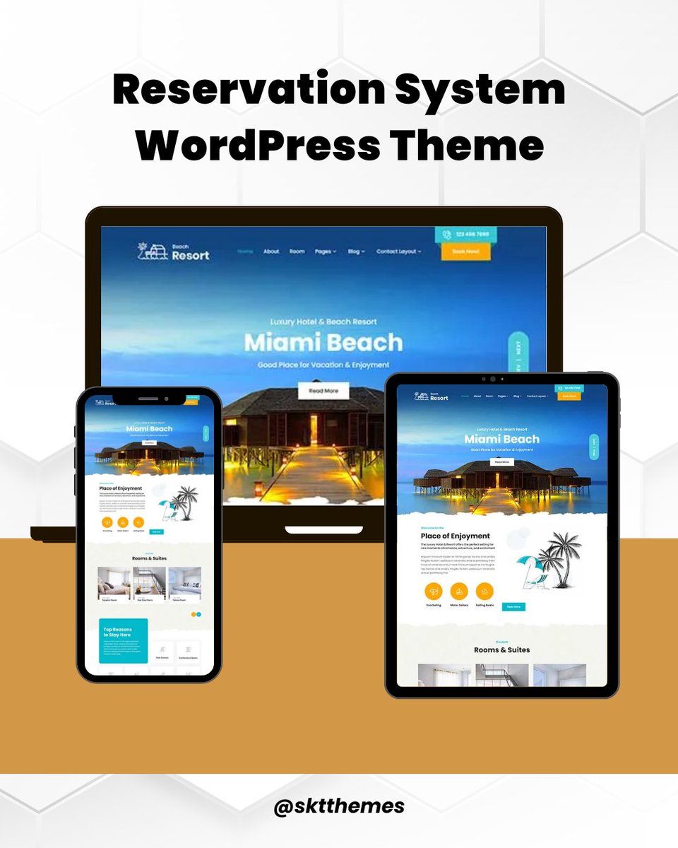 sktthemes's tweet image. Launch your booking or reservation-based business site effortlessly with SKT Booking Engine. Fast, reliable, and user-friendly.
sktthemes.org/shop/reservati…

#BookingSystem #ReservationWebsite #WordPress #OnlineBooking #SmallBusiness #WebSolutions