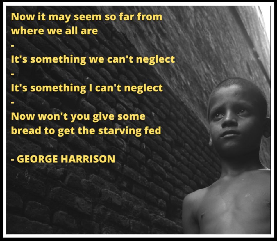 Well said George! 👍
#letsendhunger