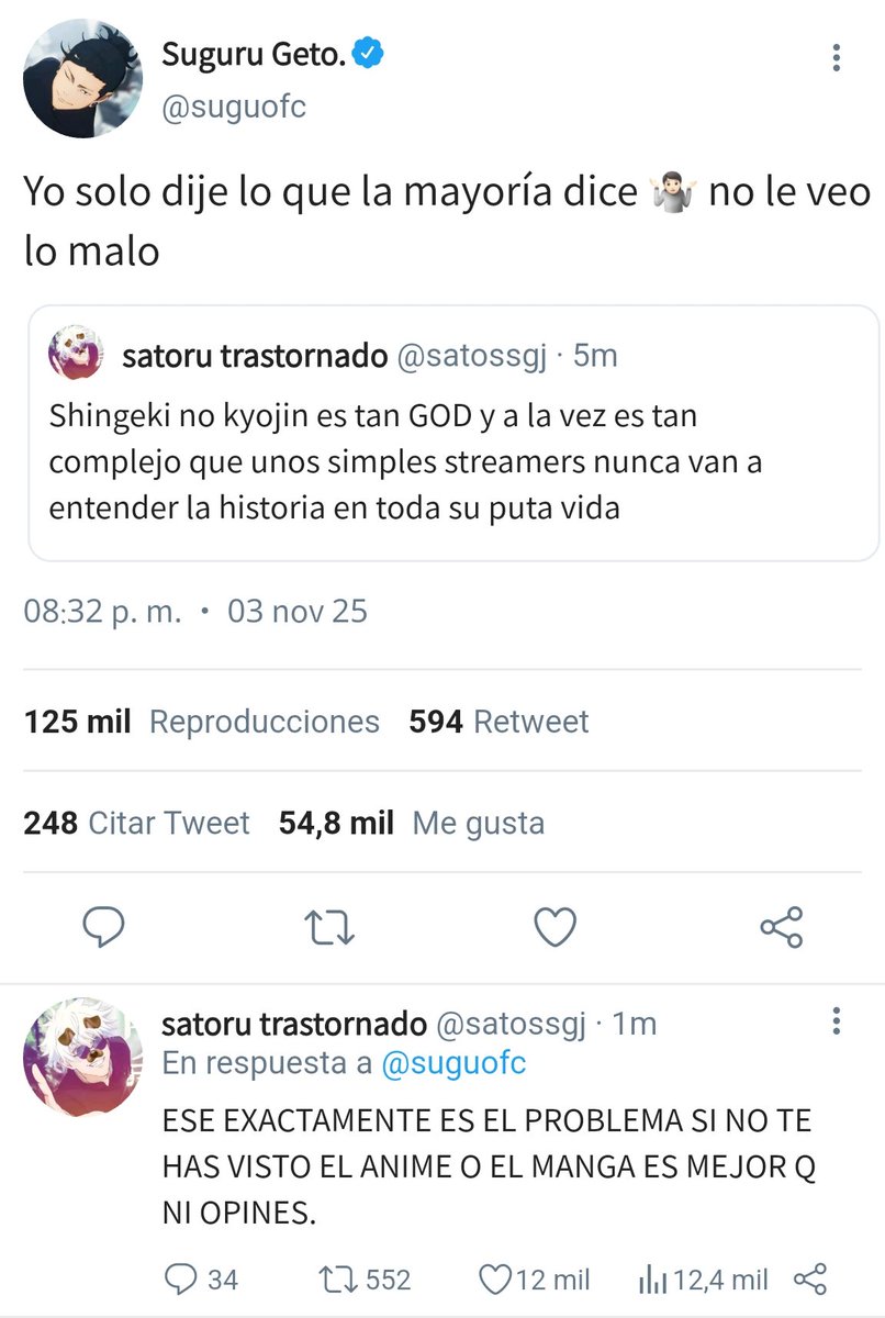 daesmio's tweet photo. #satosugu au :  aurero estúpido 🔞❓
dónde satoru un aurero en twitter se mete en pelea con el streamer del momento, geto... o dónde como venganza le crea un au de ellos dos y suguru es el que recibe. https://t.co/D4IhuT2qPf